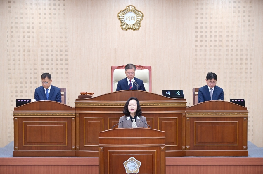 정미진 청송군의회 의원, 5분 자유발언.jpg